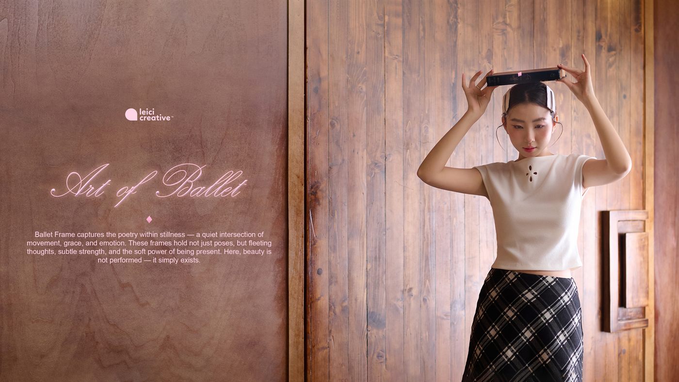 Architecture and fashion partner visual by Leici