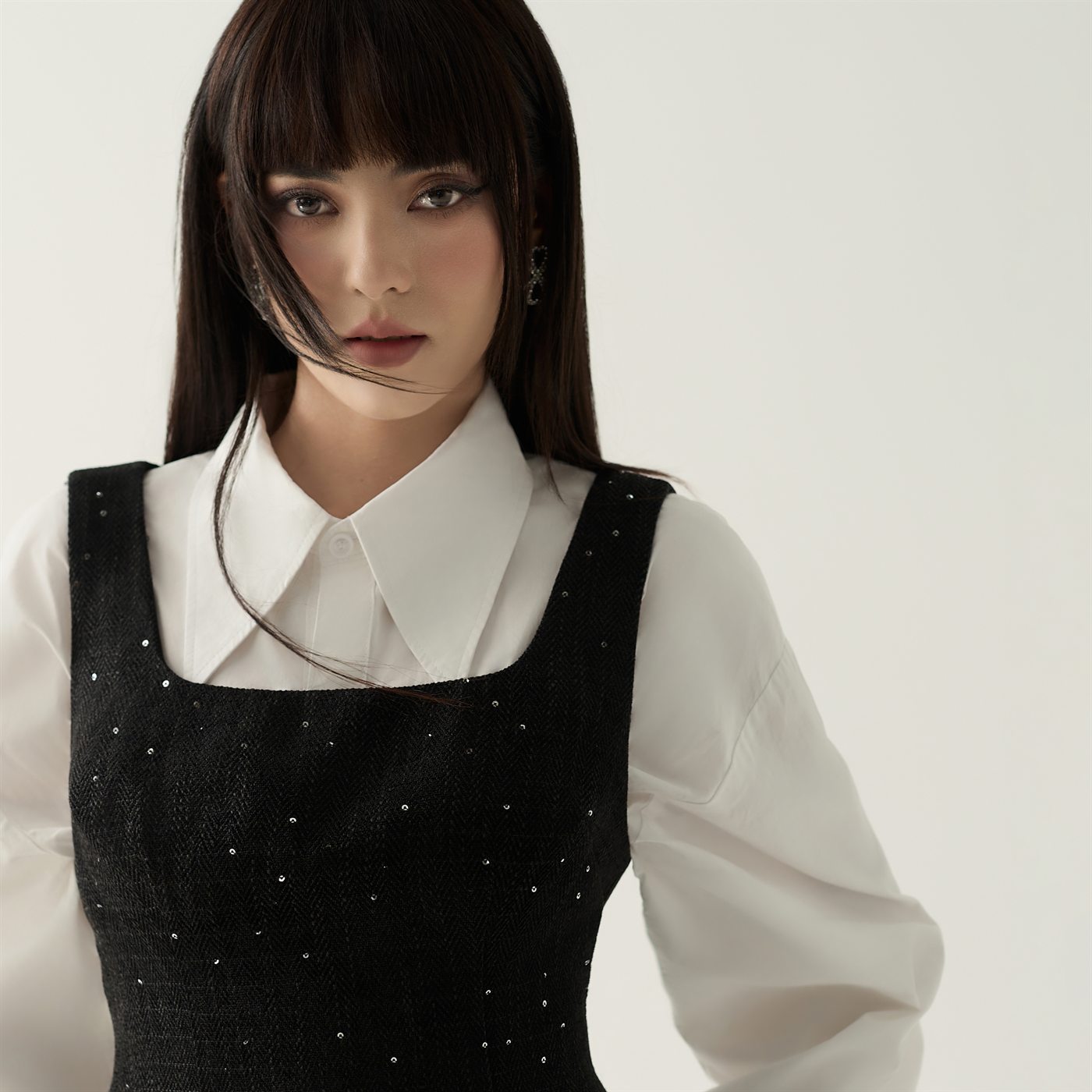 Nha Luong fashion studio portrait by Leici