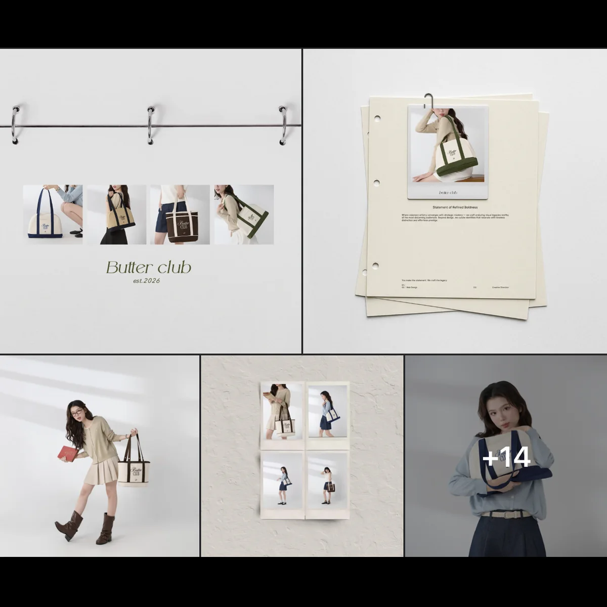 Visual direction board and campaign references